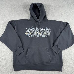 Sewerperson x R4H Hoodie Men's XL Black Skeleton Graphic Pullover Grunge Limited